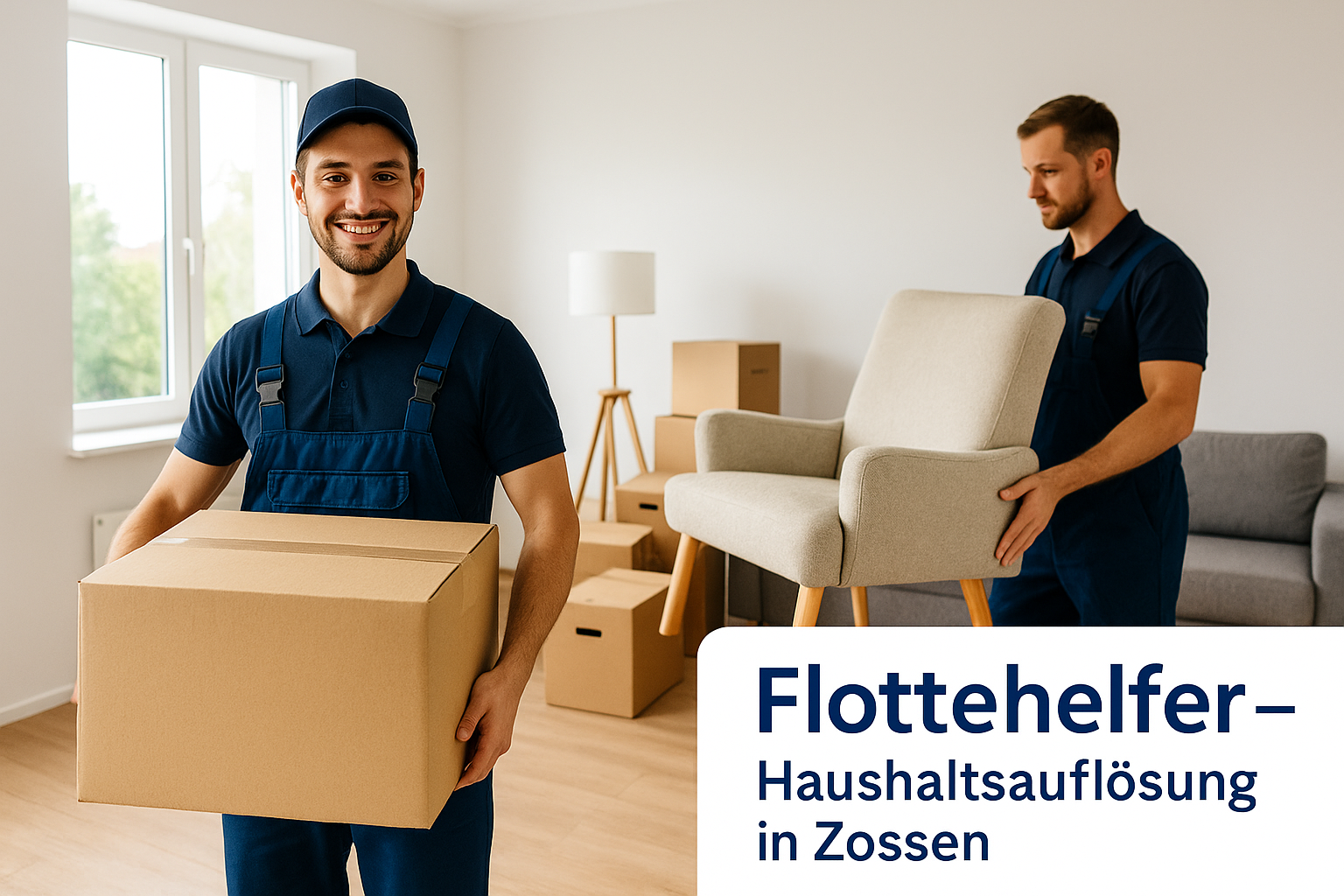 Haushaltsauflösung in Zossen – professioneller Service mit Flottehelfer