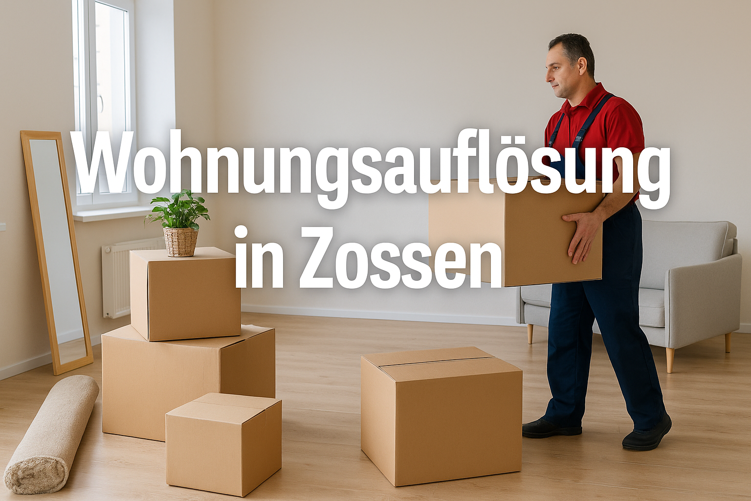 Professionelle Wohnungsauflösung in Zossen inklusive umweltfreundlicher Entsorgung